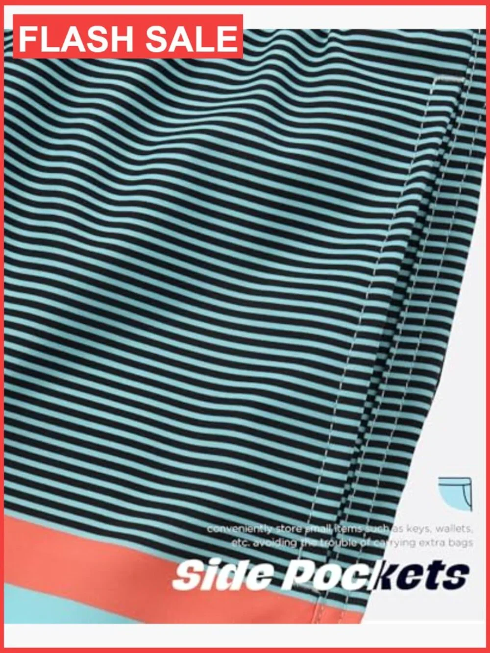 Men's Quick Dry Swim Trunks with Mesh Lining 7
